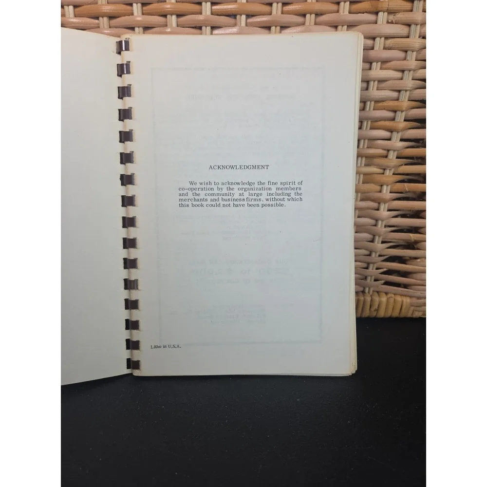 Clemmons‎ United Methodist Church Cookbook Vintage Clemmons, North Carolina